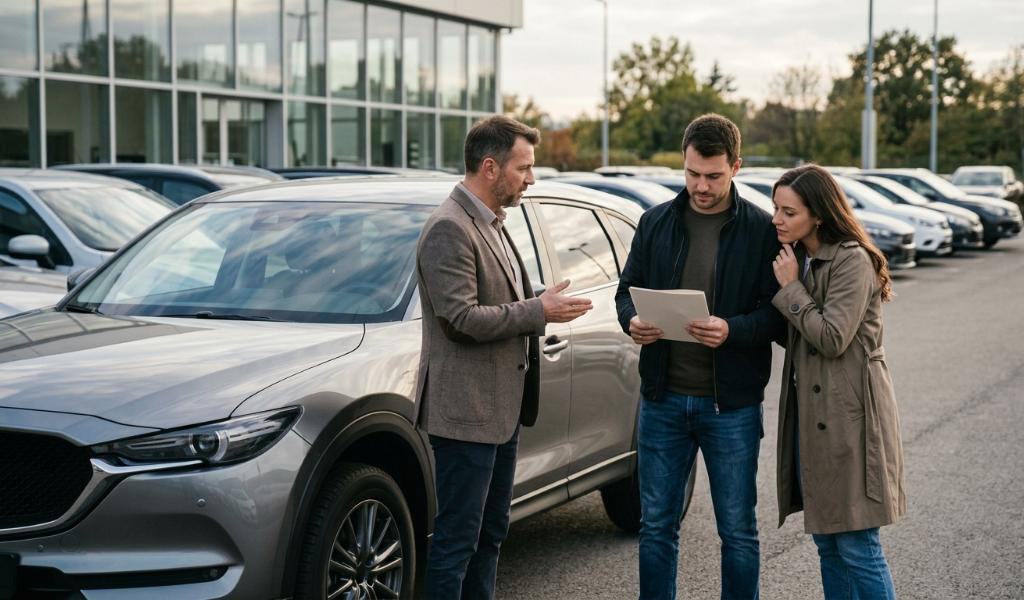 Lease versus buy cost comparison for a $36,000 vehicle over three years