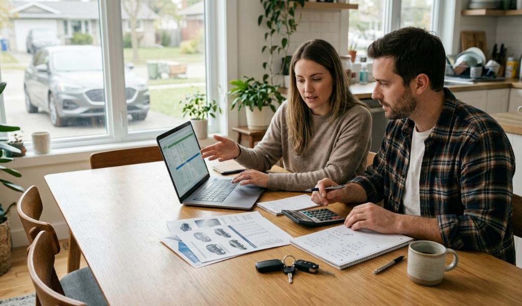Vehicle equity and depreciation comparison for leasing versus buying